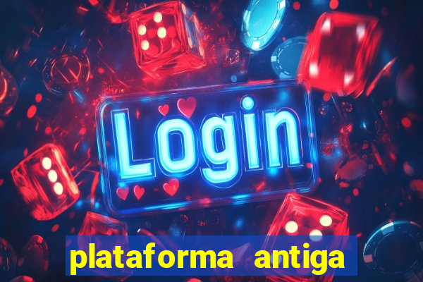 plataforma antiga de jogos